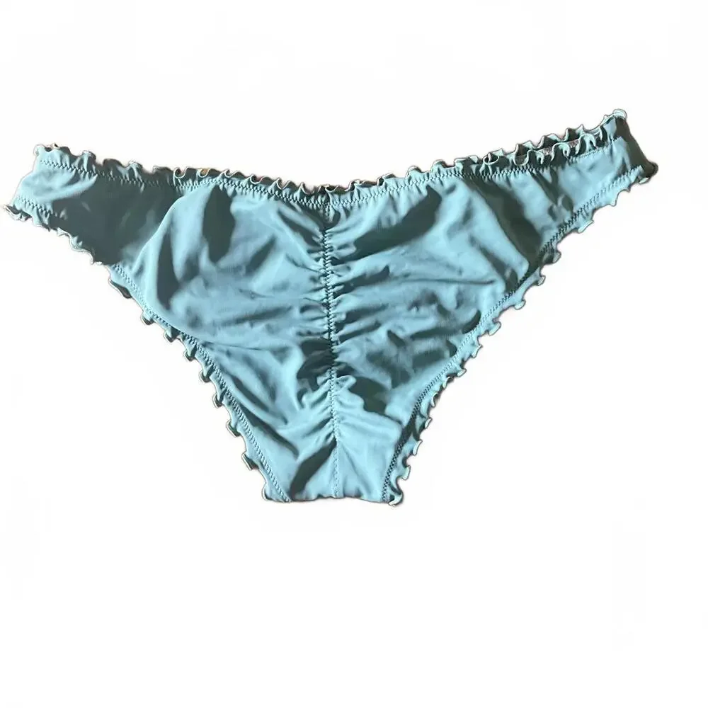 Shade & Shore Cheeky Ruffle Bikini Bottoms L